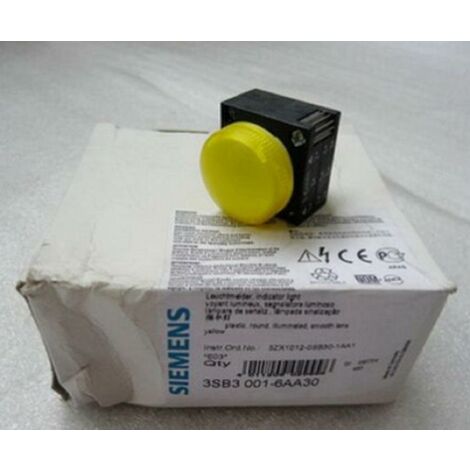 Siemens  indicatore luminoso giallo 3sb30016aa30