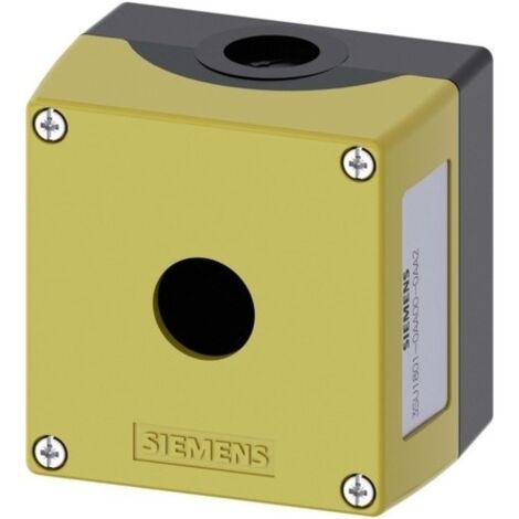 SIEMENS INDUS. SECTOR BOÎTIER POUR APPAREILS DE COMMANDE 3SU1801-0 AA00-0 AA 22 MM, RONDE BOÎTIER POUR COMMANDE ET DE MELDEGERÄT