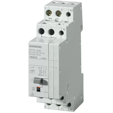 Siemens Indus.Sector Fernschalter 2S 230VAC, Zentral 5TT4122-0