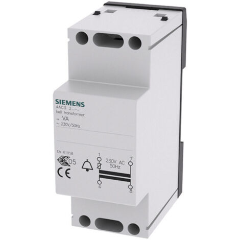 Siemens Indus.Sector Klingeltransformator 230-240VAC,50Hz 4AC3208-1