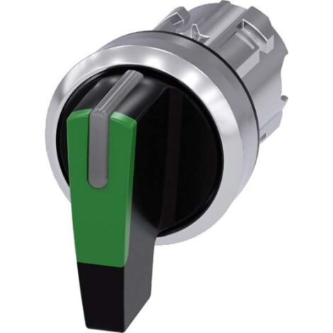 Siemens Indus.Sector Knebelschalter 22mm, rund, grün 3SU1052-2CM40-0AA0