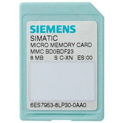 Siemens Indus.Sector M-Memory Card S7/300/C7 2-MBYTE 6ES7953-8LL31-0AA0
