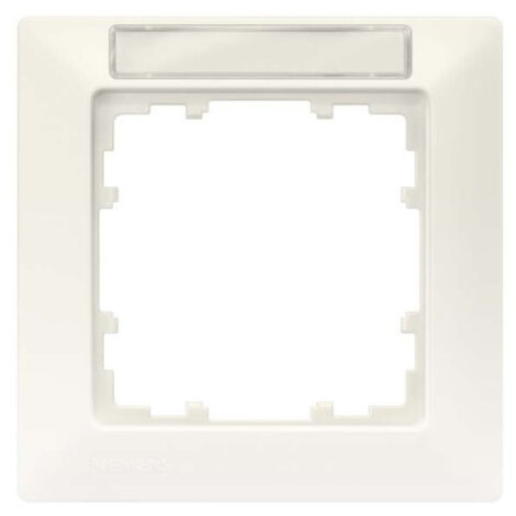 Siemens Indus.Sector Rahmen 1-fach 80x80mm ti/ws 5TG2551-1