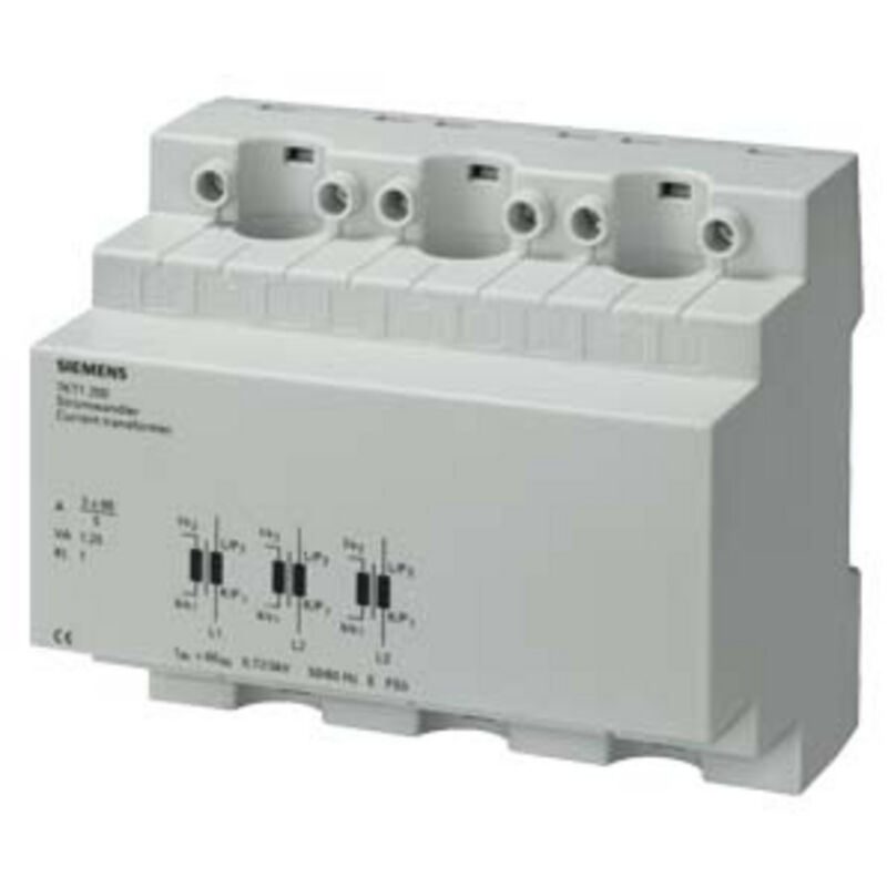 Siemens Grau - 7Kt1201 7Kt1201 Stromwandler 3Phasig Primärstrom 100 A Sekundärstrom 5 A Leiterdurchführung