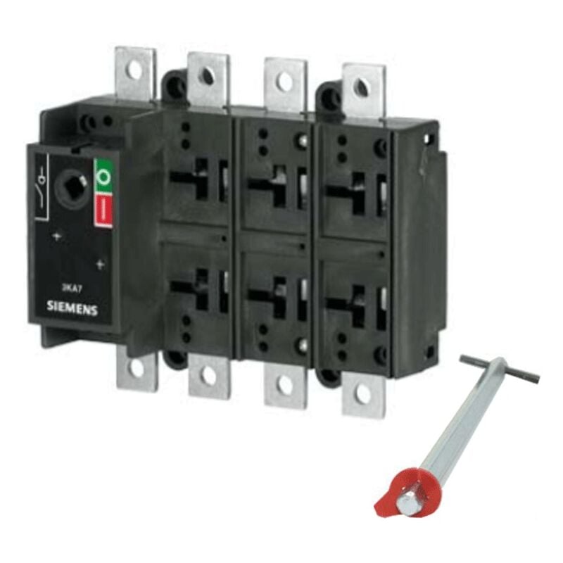 Interrupteur-sectionneur 4 pôles 250A GR.2 sans commande 3KA71234AA00 - Siemens