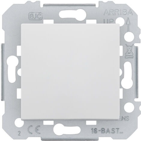 Siemens – Interrupteur va-et-vient blanc – Fixation sans outils – Installation horizontale/verticale – 3445 - SIE003445