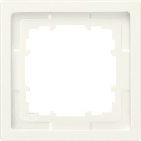 Siemens Interruttore 1 parte Telaio di copertura Delta Bianco 5TG1321