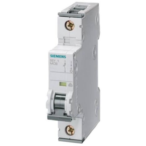 Siemens Interruttore automatico 230/400V 6kA, 1 polo, B, 16A, T=70mm, 5SY61166