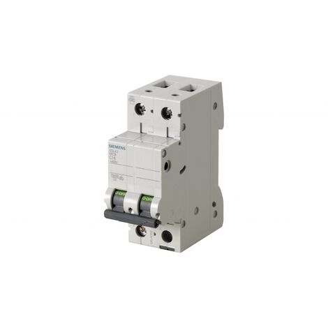Siemens interruttore magnetotermico modulare 2p 6ka 16a 5sl62167bb