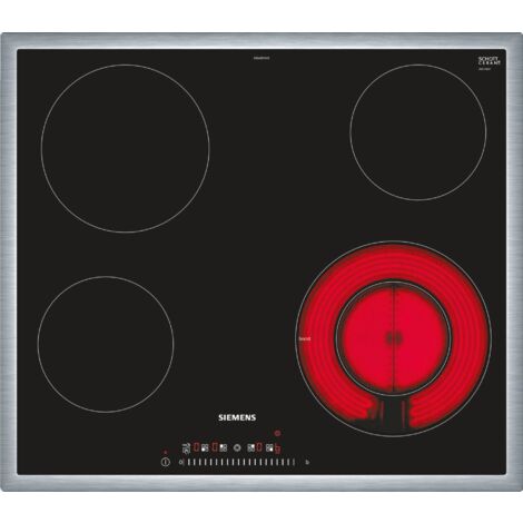 Siemens iQ300 ET645FFN1E. Colore del prodotto: Nero, Posizionamento dell'apparecchio: Da incasso, Dimensione della larghezza del piano cottura: 60 cm. Bruciatore piccolo: 1200 W, Bruciatore medio: ...
