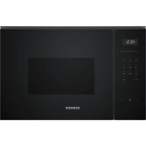 Siemens iQ500 BF555LMB1. Posizionamento dell'apparecchio: Da incasso, Tipo di prodotto: Solo microonde, Capacità interna: 25 L, Potenza Microonde: 900 W, Display incorporato, Tipo di display: LED, ...