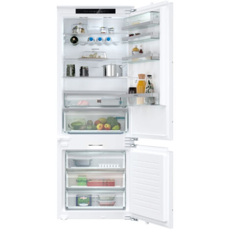 Siemens iQ500 KB96NADD0. Capacità netta totale: 381 L. Cerniera porta: Destra, Tipo di display: LED. Classe climatica: SN-ST, Emissione acustica: 33 dB. Capacità netta frigorifero: 284 L, No Frost ...