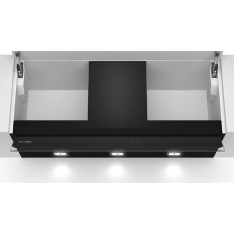Siemens iQ500 LJ97BAM60. Potenza massima di estrazione: 459 m³/h, Tipo di estrazione: Aspirante/Filtrante, Classe di efficienza dinamica del fluido: B. Tipo: Integrato, Colore del prodotto: Nero, T...