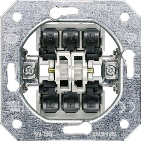 SIEMENS IS DOPPEL-WE.-SCHALTEREINSATZ DELTA 5TA2118 SIEMENS INDUS.SECTOR
