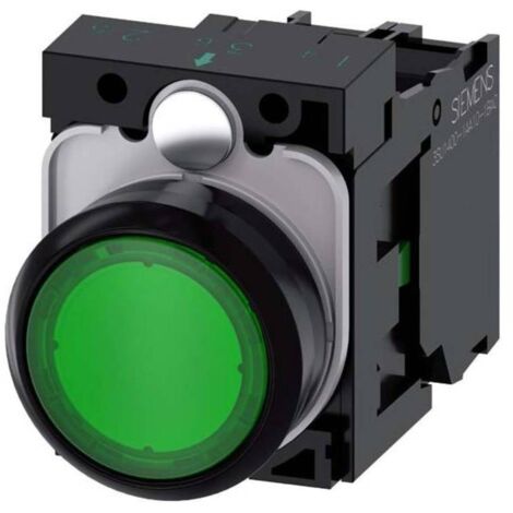 SIEMENS IS DRUCKTASTER 1S, 24VAC/DC 3SU1102-0AB40-1BA0 SIEMENS INDUS.SECTOR 3SU11020AB401BA0