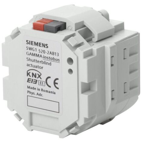 SIEMENS KNX 5WG15202AB13 Attuatore cieco UP 520/13 1x 6A, AC 230V (relè) senza maniglia di sospensione