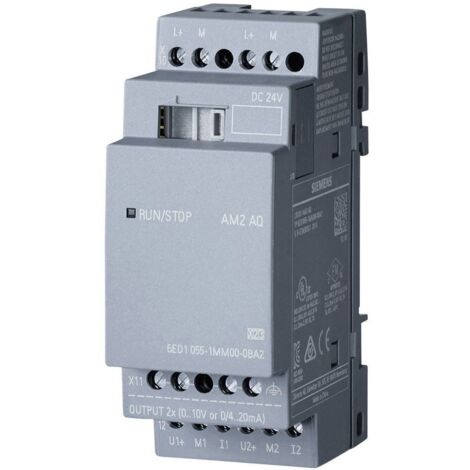Siemens LOGO AM2 AQ 0BA2 module extension compact IP20