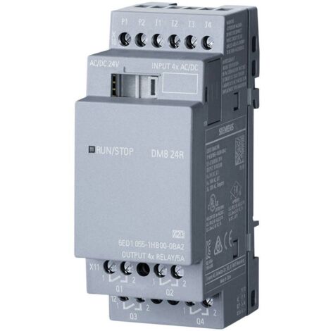 Siemens LOGO DM8 24R 0BA2 Modulo espansione PLC 24 V/DC