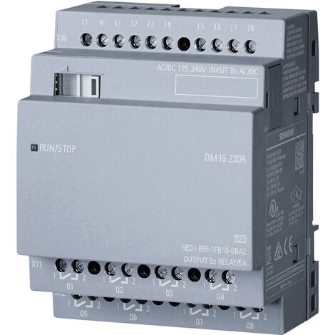 Siemens LOGO Erweiterungsmodul DM16 230R 6ED10551FB100BA2