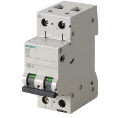 Siemens magnetotérmico 1+N 2 módulos 6A 4,5KA 5SL35067