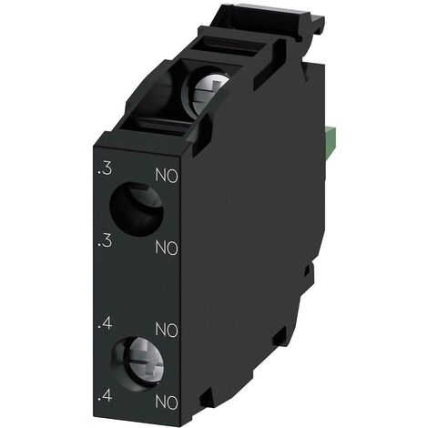 Siemens Módulo de contacto con 2 elementos de conmutación, 2S, 3SU14001AA101DA0