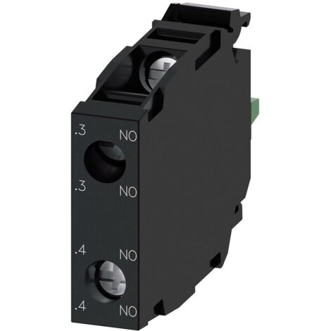 Siemens Módulo de contacto con 2 elementos de conmutación, 2S, 3SU14001AA101DA0