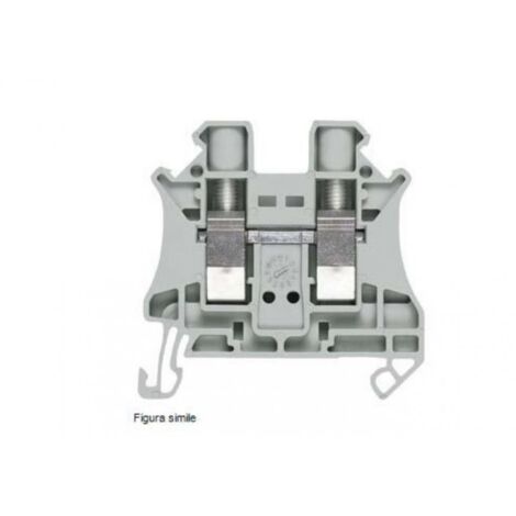 Siemens morsetto passante 4mmq colore grigio 8wa10111dg11 8wh10000ag00