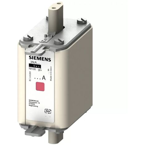 Siemens NH-Sicherungseinsatz, NH00, In: 125 A, gG, Un AC: 500 V, Un DC: 250 V 3NA7832