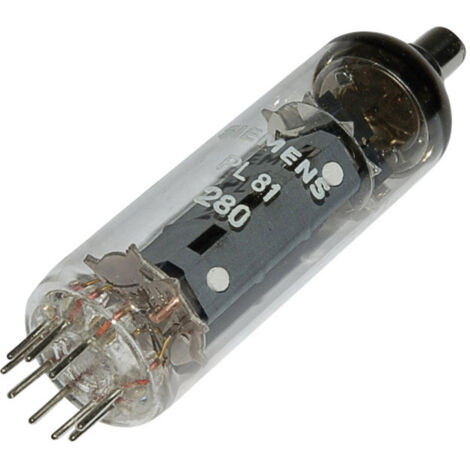 Siemens PL 81 = 21 A 6 Elektronenröhre Pentode 170 V 45 mA Polzahl: 9 Sockel: Noval Inhalt 1 St.