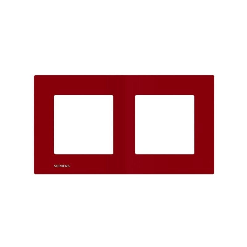 Delta viva plaque double rouge SIE007894 - Siemens