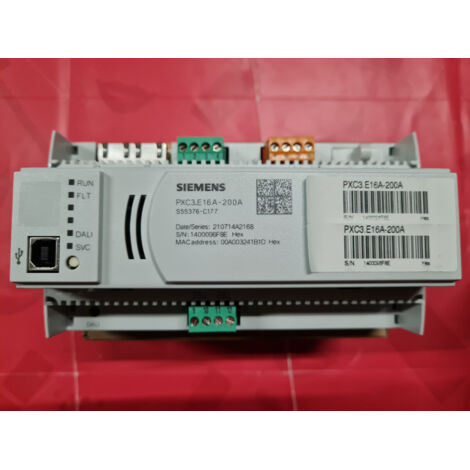 SIEMENS PXC3,E16A-200A AUTOMATION STATION S555C177