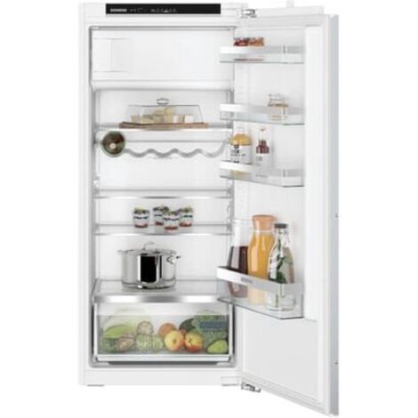 Siemens – Réfrigérateur encastrable 1 porte KI42LVFE0 – Volume 172 litres – Classe E – Niveau sonore 35 dB – Super-réfrigération avec arrêt automatique - IQ300