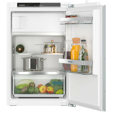 Siemens – Réfrigérateur intégrable 1 porte 119l – Congélateur 15l – Classe E – 35 dB – Éclairage LED – KI22LVFE0