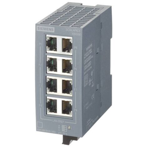 Siemens SCALANCE XB008 6GK50080BA101AB2 Nombre de ports Ethernet: 8 1 pc(s)