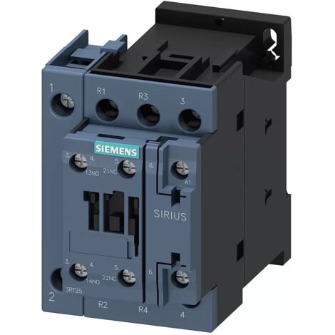 Siemens Schütz 2S+2Ö, AC-3, 11kW AC230V 50Hz 4pol. 2S+2Ö, 3RT25261AP00