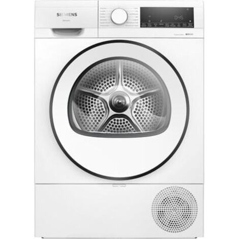 Siemens – Sèche-linge pompe à chaleur 9 kg – Classe A++ – Technologie autoDry pour séchage délicat – 15 programmes – Compatible avec tuyau de vidange - WQ42G20DFR