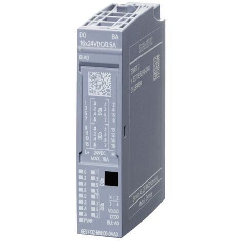 Siemens Simatic ET 200SP DQ 16X24VDC/0,5A módulo de salida digital 6ES71326BH000AA0