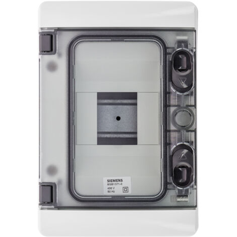 Siemens SIMBOX Wandverteiler 4 Module mit IP65 Tür 8GB13710