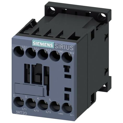 Siemens Sirius S00 contactor 7A 3 Polos 1NO 24VDC 3RT20151BB41