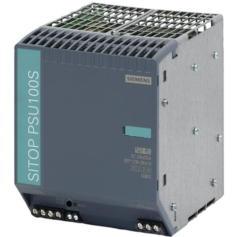 SIEMENS SITOP POWER - BLOC D'ALIMENTATION SITOP PSU100S 24 V/20 A 120-230 V 6EP13362BA10