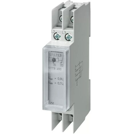 Siemens Spannungsrelais T5570 AC 230/400V 1W 0,85/0,95 mit Klarsichtkappe, 5TT3401