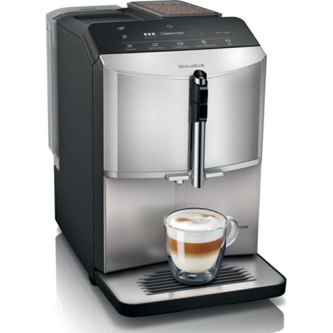Siemens TF303E07 EQ300 Kaffeevollautomat, Inox Silber