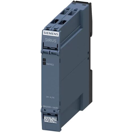 Siemens Thermistor-Motorschutzrelais, Kompakt, Schraubanschluss, 1W, AC/DC 24V 3RN20001AA30