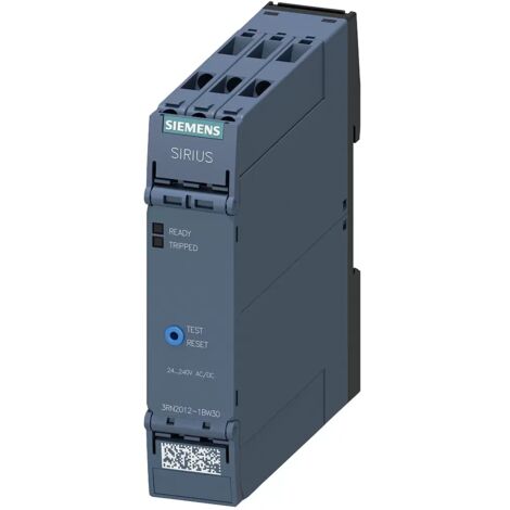 Siemens Thermistor-Motorschutzrelais, Standard, Schraubanschluss, 2 W, AC/DC 24-240V 3RN20121BW30