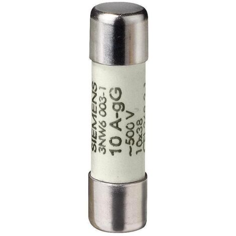 SIEMENS Zylindersicherung 2A MT 10x38mm 500V/AC 3NW6002-1
