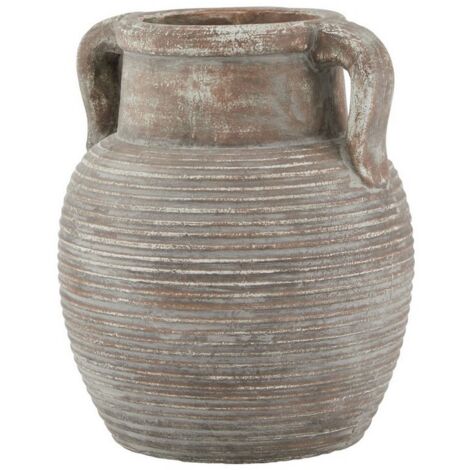 Siena Amphora Pot - Ceramic - L23 x W23 x H27 cm - Brown