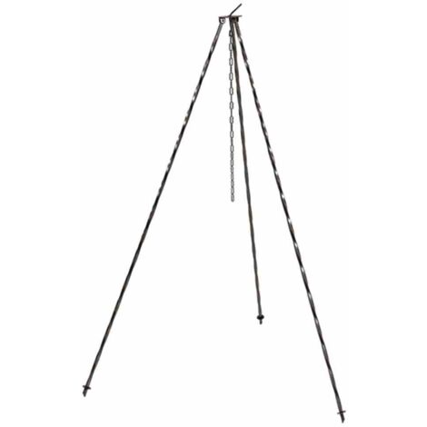 3-Bein Ständer 150cm Feuerschale Dreibein Grillgestell Schwenkgrill Grillschale
