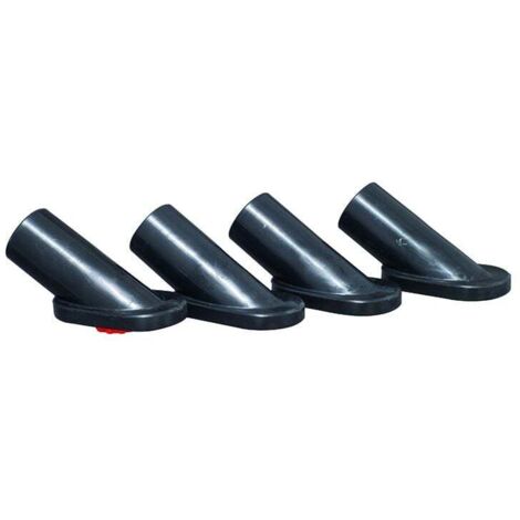 Siena Garden Bodengleiter 4er-Set, schwarz Zubehör Tische Stühle