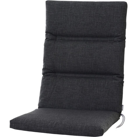 Siena Garden COMFORT Sesselauflage anthrazit 120x48x7cm