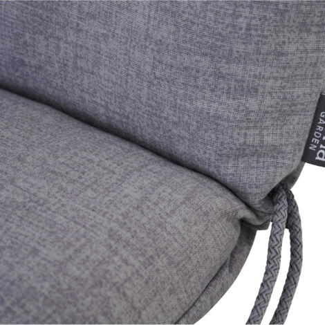 Siena Garden COMFORT Sesselauflage grau 96x48x7cm